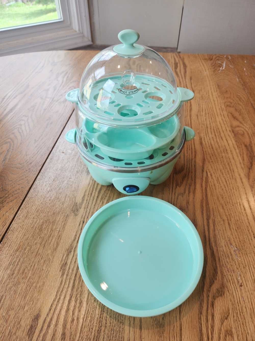 Dash Mint Green Egg Cooker with Cord Storage